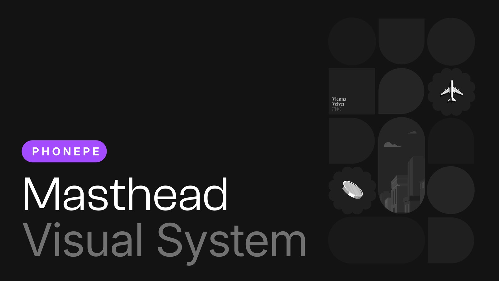 PhonePe masthead visual system