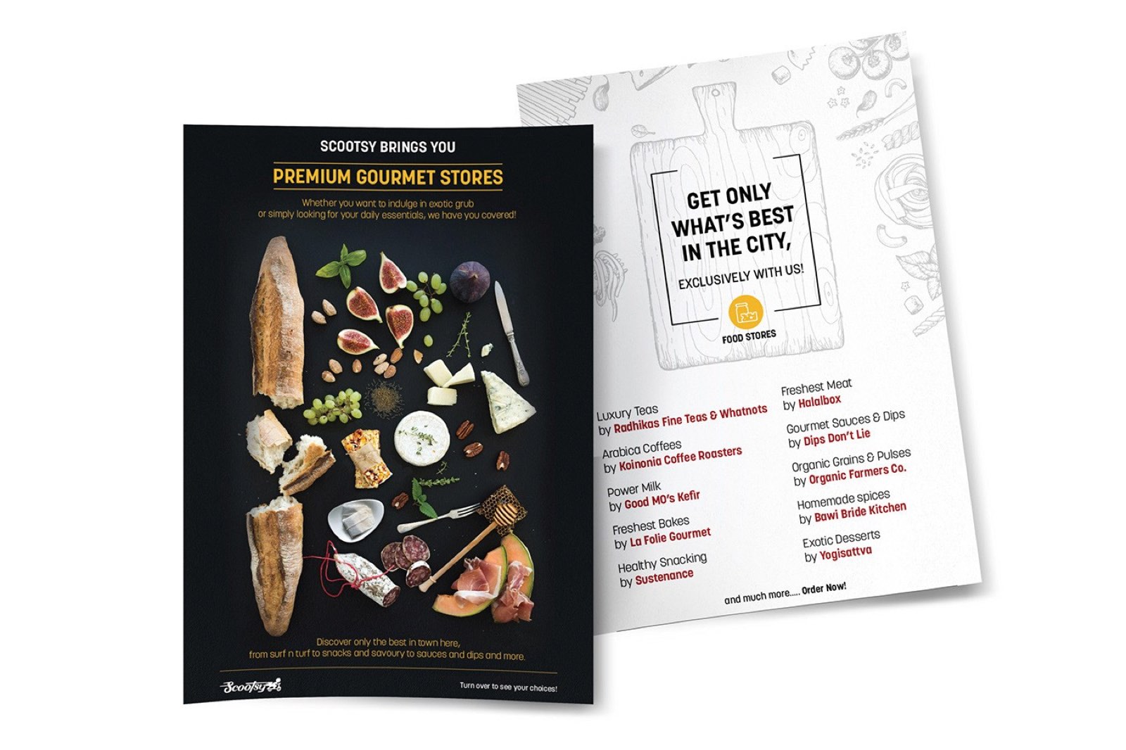 Scootsy premium gourmet stores flyer