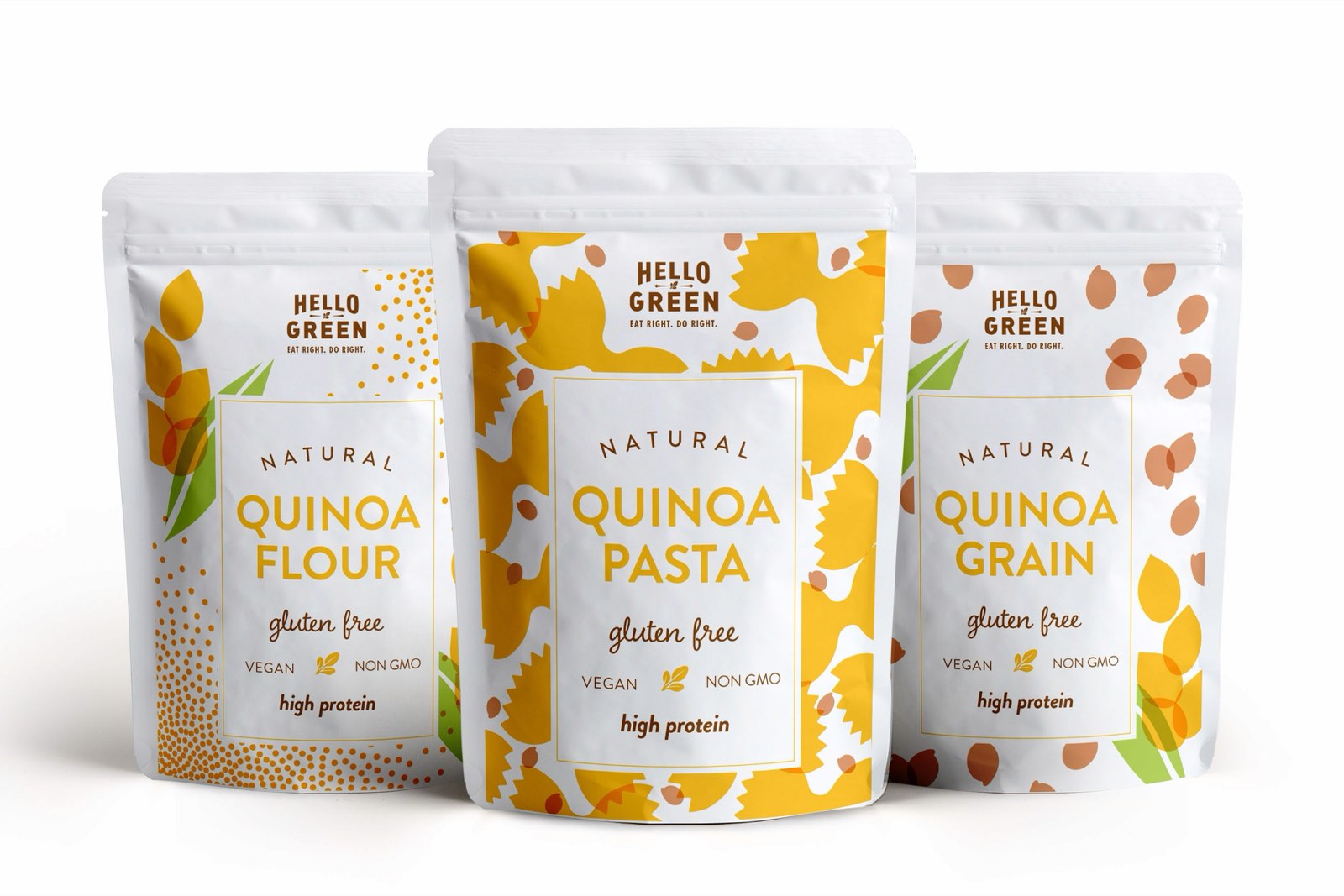 Hello Green packaging detail
