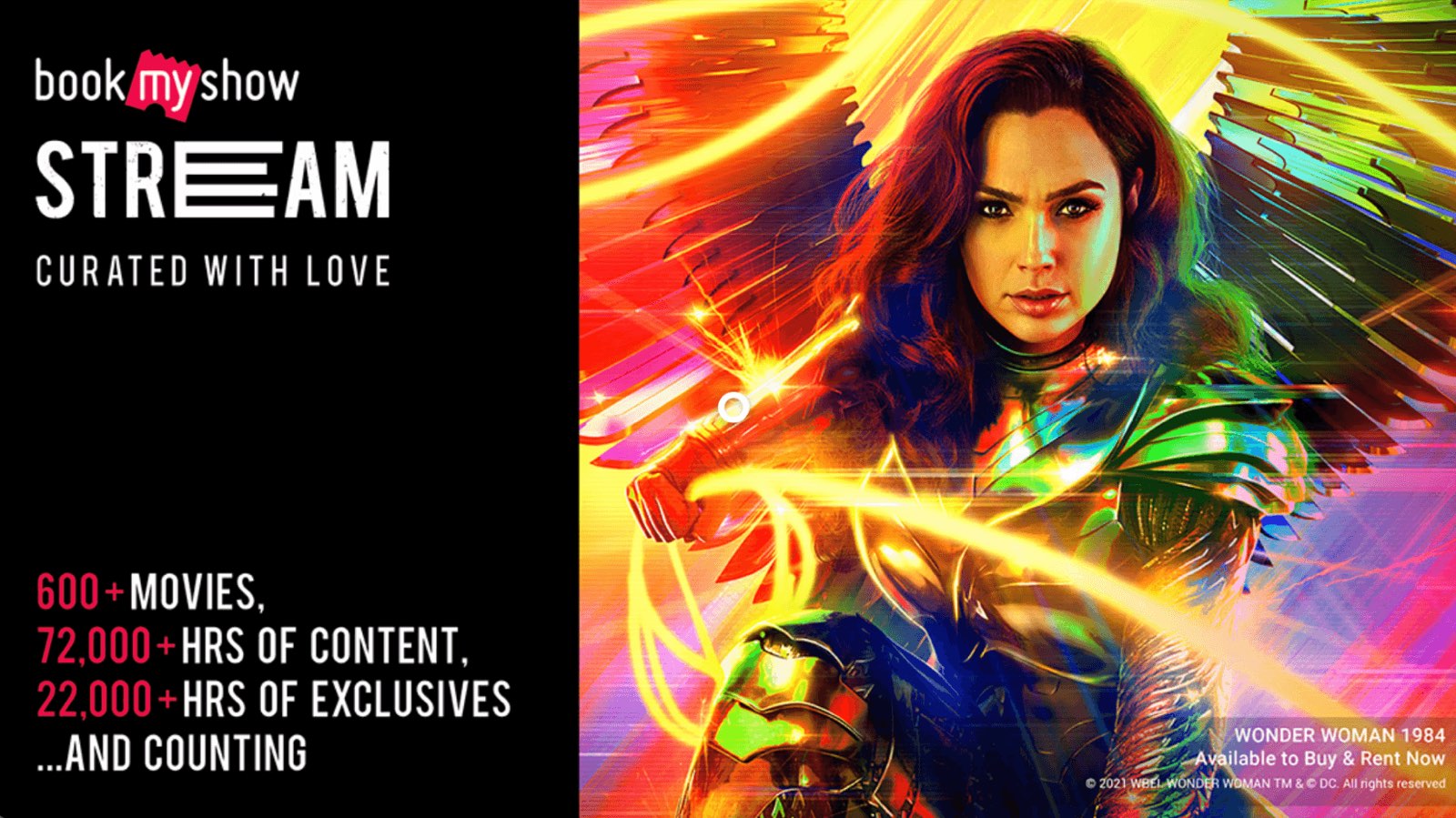 BookMyShow Stream — curated with love