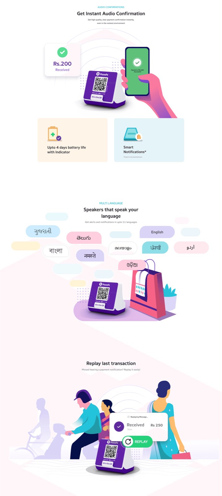 SmartSpeaker scroll-based interactive demo